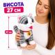 Интерактивный котик на поводке с сенсором 27 см плюшевый котенок ходит, облизывает и повторяет слова