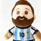 Месси мягкая игрушка 15 см, плюшевая игрушка-брелок футболист Messi, фигурка Лионеля Месси