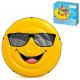 Надувной матрас-плотик Intex Смайл 173см желтый пляжный плот Emoji Smile для плавания