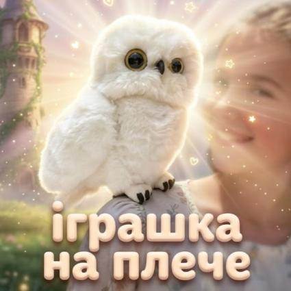Интерактивная музыкальная сова Magical Owl игрушка на плечо со звуком и движением, аналог Букли Гарри Поттера