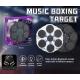 Настенный музыкальный боксерский тренажер с Bluetooth и перчатками Music Boxing Target с подсветкой на аккумуляторе