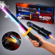 Световой меч Sword Dazzling Spray с эффектом дыма и безопасными искрами 45 см детский клинок с LED-подсветкой и звуком