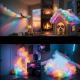Светодиодный 3D ночник Облако для детской с USB декоративный светильник RGB с мягким свечением и воздушной текстурой