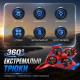 Детский радиоуправляемый самолет-дрон Spiderman 21 см с LED-подсветкой и трюками 360° квадрокоптер Человек-паук красный