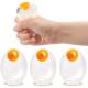 Сквиш-яйцо Funky Egg с подвижным желтком 6 см эластичная игрушка-антистресс тянется и прилипает к стене с ASMR эффектом