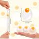 Сквиш-яйцо Funky Egg с подвижным желтком 6 см эластичная игрушка-антистресс тянется и прилипает к стене с ASMR эффектом
