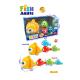 Дитяча магнітна іграшка-каталка Рибки Fish Amuse 4 шт Розвиваючий ігровий поїзд із рибок на магніті