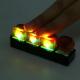 Брелок Клавиатура-Капибара игрушка с LED-подсветкой 7,7 см мини клава 4 кнопки, антистресс кейкап и подвеска для сумки