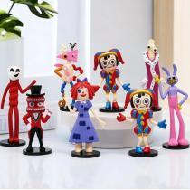 Набор фигурок Удивительный цифровой цирк 8 персонажей мультфильма The Amazing Digital Circus 10 см герои УЦЦ TADC