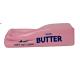 Сливочное масло сквиш розовое с ароматом булочки 13см Butter игрушка-антистресс кусок сливочного масла, баттер-сквиш
