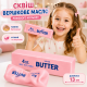 Сливочное масло сквиш розовое с ароматом булочки 13см Butter игрушка-антистресс кусок сливочного масла, баттер-сквиш