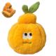 Плюшевый апельсин в съемной кожуре с червячком Funny Orange мягкая игрушка-брелок мандарин с червяком подвеска на сумку