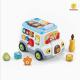 Музыкальный бизибас WToys каталка-бизиборд с украинским озвучиванием 25 см с подсветкой, сортером и шестернями
