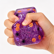 Сквиш Хеллоуинский Куб с тыквами и пауками 5,5 см игрушка-антистресс Halloween Squish Cube