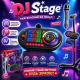 Детский диджейский пульт DJ Stage с микрофоном на стойке Bluetooth караоке микшер музыкальная установка