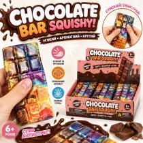 Сквиш Шоколадка Chocolate Bar Squishy 16см ароматная игрушка антистресс плитка шоколада, радужный шоколад жмякалка