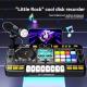 Детская музыкальная установка с диджейским пультом DJ Mixer пианино с микрофоном и записью звука на аккумуляторе с USB