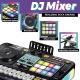 Детская музыкальная установка с диджейским пультом DJ Mixer пианино с микрофоном и записью звука на аккумуляторе с USB