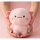 Аксолотль плюшевый 22 см мягкая игрушка розовый Axolotl с пушистыми яркими жабрами, плюшевая игрушка амфибия