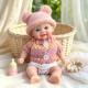 Силиконовый пупс реборн 15 см мягкий реалистичный пупсик reborn из цельного силикона, эластичный малыш в съемной одежде