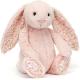 Плюшевый зайчик с цветочными ушками Jellycat 30 см мягкая игрушка кролик с длинными ушами пудровый JC Bonnie Rabbit