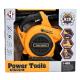 Детская садовая воздуходувка Power Tools на батарейках со звуком и насадкой, детский пылесос для уборки сада