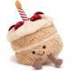 Плюшевый торт 27 см мягкая игрушка праздничный тортик с ножками Jellycat игрушка-обнимашка подарок для именинника