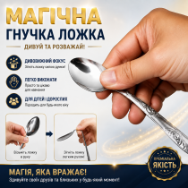 Волшебная гибкая ложка для фокусов 16 см магическая ложка Нео для трюков Magic bending spoon ложка юного фокусника