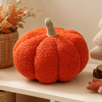 Плюшевая тыква 20 см мягкая игрушка тыква для декора на Хеллоуин Halloween Pumpkin игрушечная тыковка оранжевая