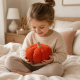 Плюшевая тыква 20 см мягкая игрушка тыква для декора на Хеллоуин Halloween Pumpkin игрушечная тыковка оранжевая