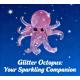 Сквиш Осьминог игрушка антистресс Осьминожка розовый эластичный Octopus с тянущимися щупальцами, игрушка мялка