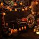 Гирлянда из тыкв на Хеллоуин LED 10 фонариков 1.5 м гирлянда Тыквы Halloween на батарейках, декор на Хэллоуин для дома