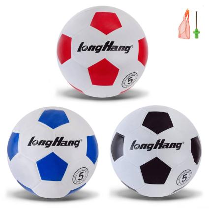 М'яч футбольний Star Toys №5 гумовий 420г з голкою та сіткою FB2322