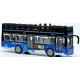 Автобус двухэтажный Istoys Sity Bus 30см свет/ звук, инерционный 1:16, синий