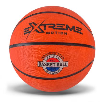 М'яч баскетбольний Extreme Motion №7 діаметр 23см/вага 520г/сітка/голка