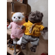 Мягкая игрушка "Сонечко" Кот Басик в футболке и шортах (33 см) 875433-755