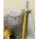 Рыцарский набор для мальчиков ToysPlast "Гладиатор" игровой меч 57см, щит, шлем