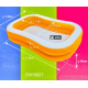 Надувной бассейн Intex Мандарин 229х147х46см прямоугольный/2 кольца 600л