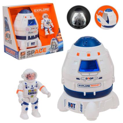 Космический транспорт Star Toys с космонавтом, свет, звук H101