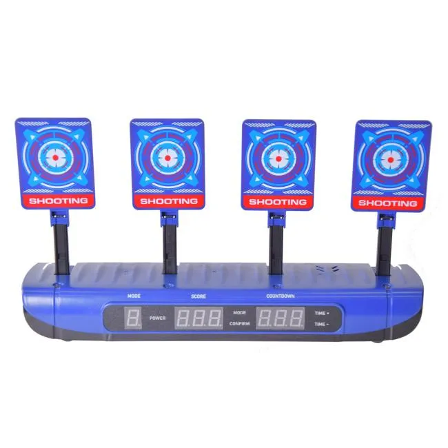 Тренажер для стрельбы ToyCloud Shooting Digital Target 33см тир интерактивный, табло со счетом, свет-звук