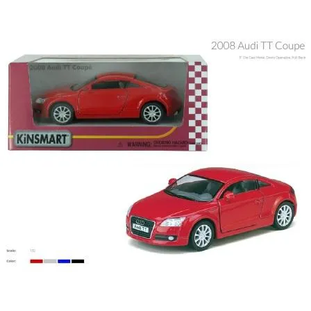 Машинка Kinsmart 1:32 Audi TT Coupe 2008 металл, инерция KT5335W