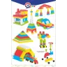 Конструктор Technok Toys разноцветные блоки, 380 деталей 0540