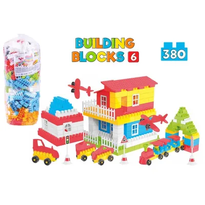 Конструктор Technok Toys разноцветные блоки, 380 деталей 0540