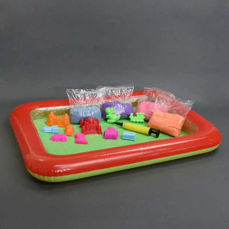 Кинетический песок Danko Toys "KidSand" 1600г, песочница KS-02-01U