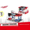 Гараж-паркінг Star Toys "Рятувальна станція" набір: 3 машинки, вертоліт, рація, світло-звук