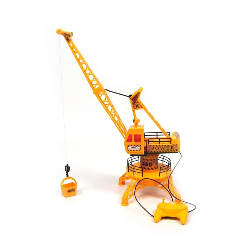 Кран на пульте Star Toys 65см свет, подвижные детали QF323