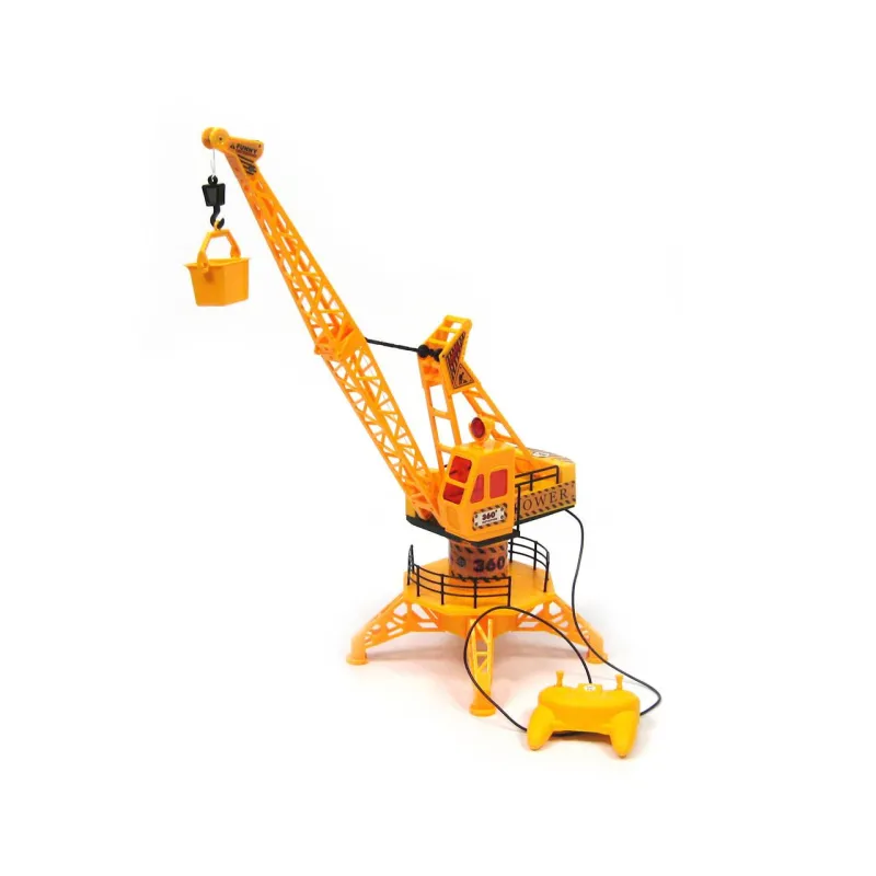 Кран на пульте Star Toys 65см свет, подвижные детали QF323