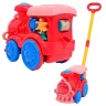Каталка на паличці Star Toys Паровозик 21см, рухомі шестерні, ручка-тримач 50см