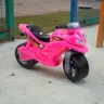 Мотоцикл-толокар Orion Yamaha 65см двухколесный беговел до 30кг розовый