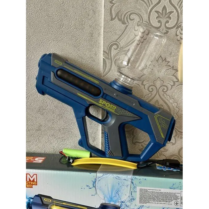 Водяной бластер Mengzhi Toys 25см электрический, бак 200мл, до 7м, аккумулятор 3.7V